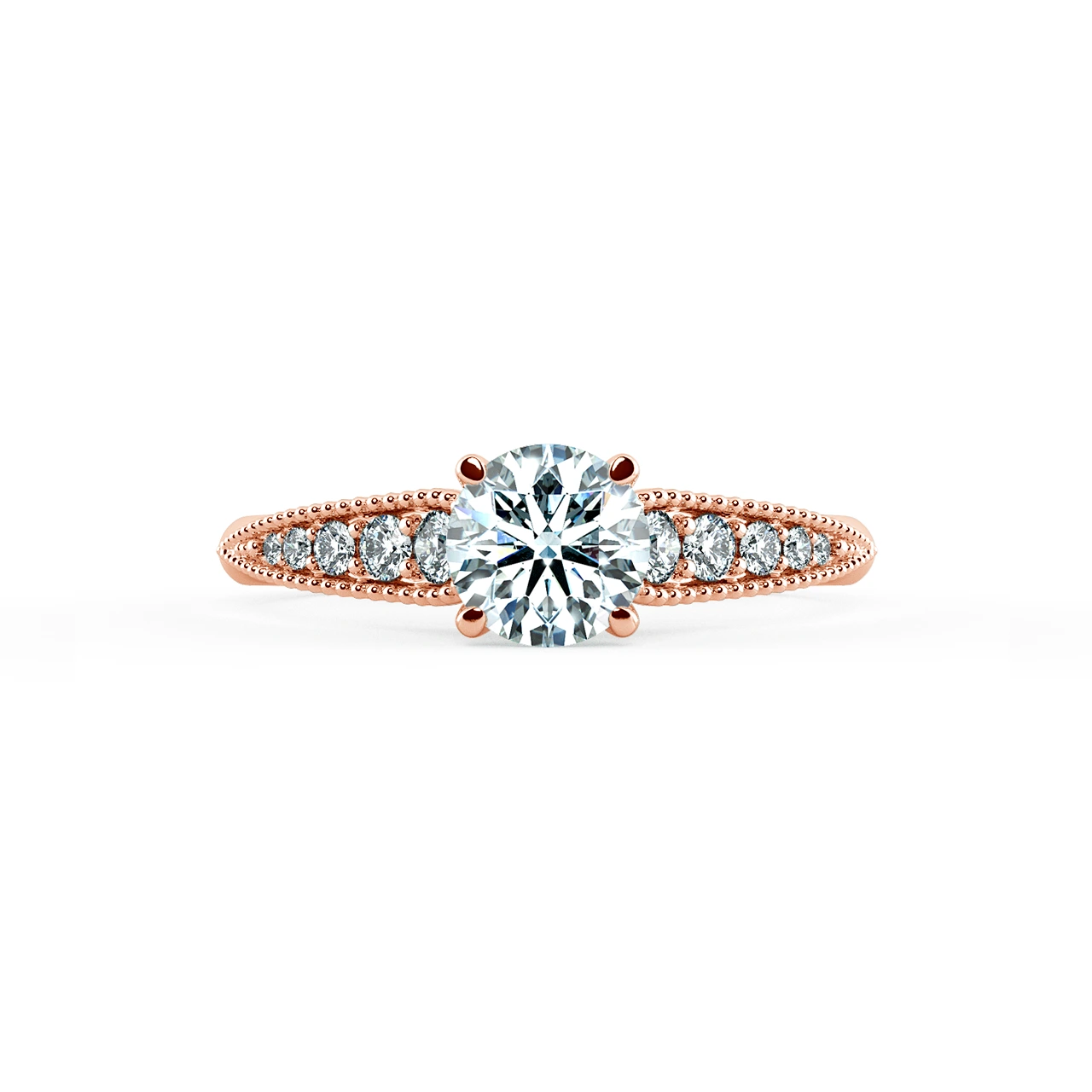 Solitaire Engagement Ring with Eternity Band NCH1808 2